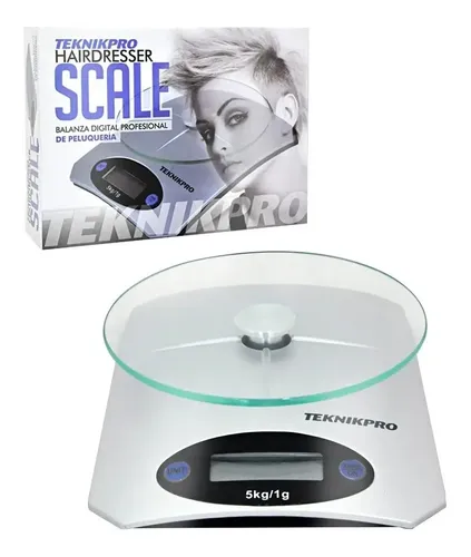 Balanza Digital Peluqueria Profesional Scale Teknikpro Color