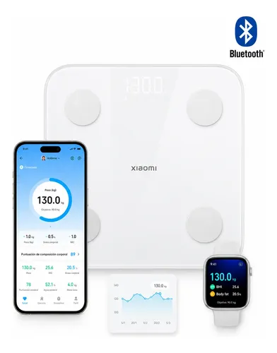 Balanza Inteligente Xiaomi S400 Bluetooth App 25 Indicad