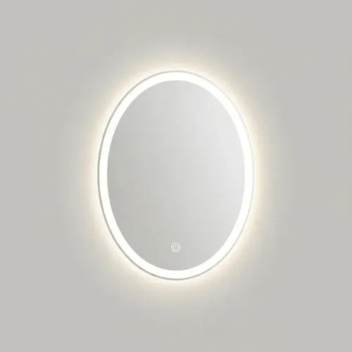 Espejo Con Luz Led Touch Tactil 50 X 70 Ovalado Cuantoarte