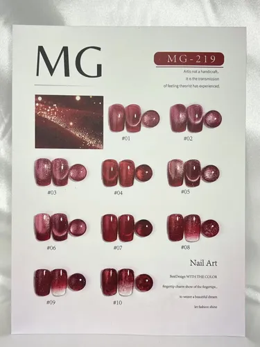 Esmalte Semipermanente Ojo De Gato Glass Crystal Magic Girl