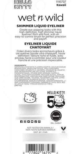 Eyeliner Líquido Con Brillo Hello Kitty Wet N Wild