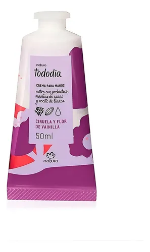 Cremas Para Manos Naturatododiaciruelay Florde Vainilla 50ml
