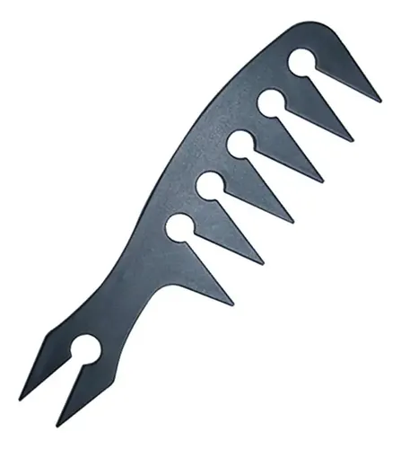 Peine For Desenredar Dientes Anchos Negro