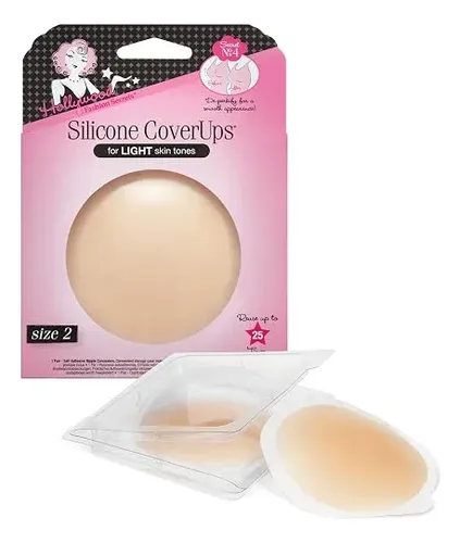 Hollywood Fashion Secrets Cubiertas Silicona Pezones Talla 2