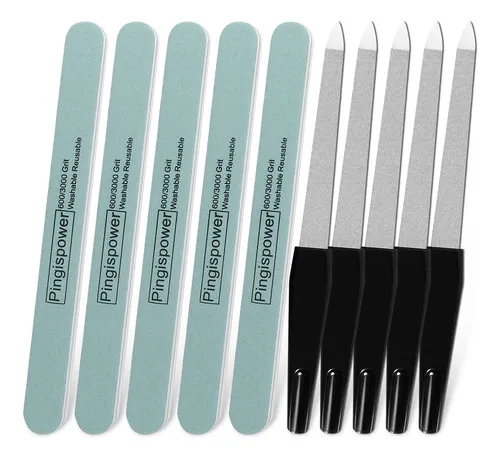 Pingispower Set 10 Limas Y Buffers 600/3000 Doble Cara
