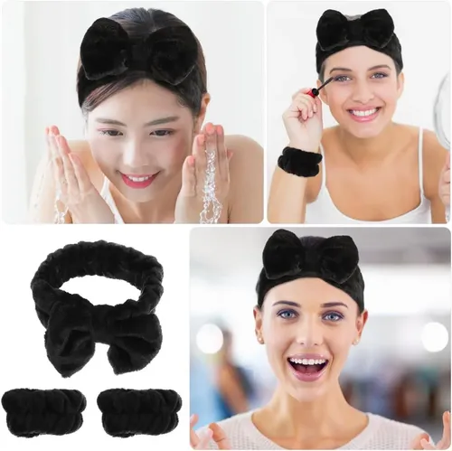 3 Pcs Paños Faciales Para Lavarse La Cara Diadema Diadema