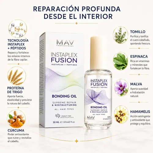 Serum Capilar Instaplex Fusion Mav Péptides Anti Frizz 30ml