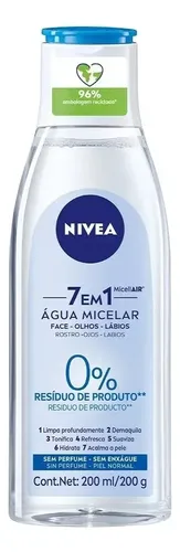 Agua Micelar 7 En 1 Nivea Micellair Piel Normal X 200 Ml