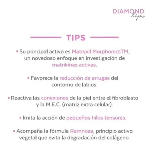 Diamond Lips Contorno Labios Rellena Alisa 90ml Laca Momento de aplicación Día Tipo de piel Todo tipo de piel