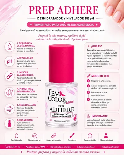 Kit Inicial Semipermanente Uñas Manicuria Fem Color