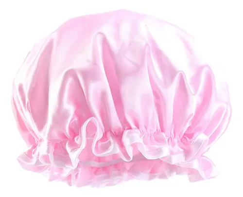 4 Gorros De Ducha De Tela Satinada, Gorros De Baño Impermeab
