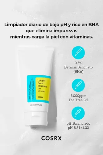 Cosrx Low Ph Good Morning Gel Cleanser Limpiador 150ml