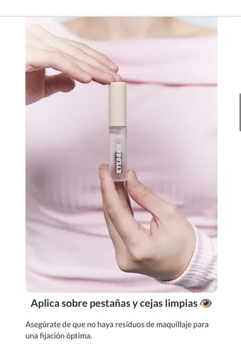 Gel Máscara Para Cejas Mely Transparente Efecto Laminado