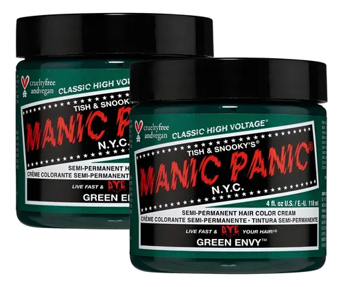 Manic Panic Green Envy, Semipermanente Vegano Tinta