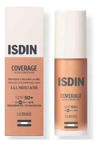 Isdin Coverage Spf50+ Base De Maquillaje Tono Bronze Antiage