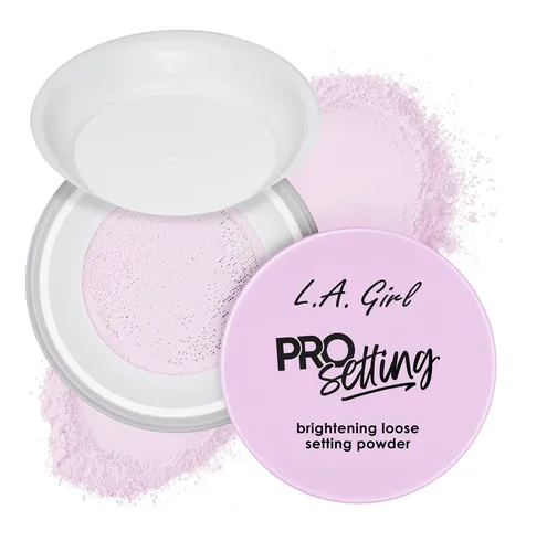 Polvo Fijador L.a. Girl Pro Iluminador Suelto Morado Glp740
