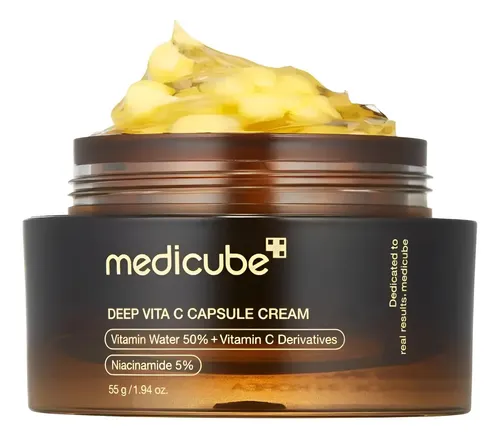 Cápsula Hidratante Facial Medicube Deep Vitamin C Golden
