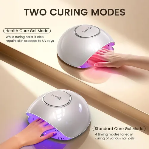Lámpara Uv Led 54w Para Uñas Gel Con Sensor Y Temporizador