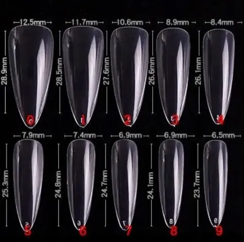 Tips Para Soft Gel Y Press On Nails Paris Night X200 Premium