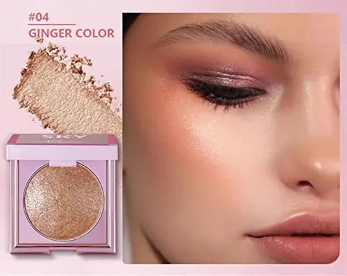 Paleta De Iluminadores Faciales Maepeor, 8 Colores, Purpurin