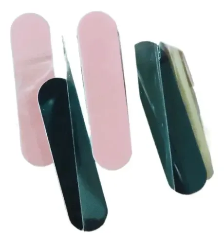 Set De 2 Minilimas De Uñas De Madera De Uso Único Para El Cu Rosa 2pcs,