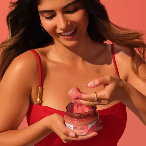 Crema Merengue Para El Cuerpo Fresa Y Vainilla Dorada Natura