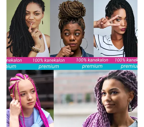 Extensiones Pelo Kanekalon Termico Jumbo Trenzas African A31