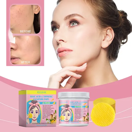 Laalmohadillas Limpiadoras De Cúrcuma Eelhoe Para Piel Grasa