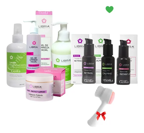Kit Rutina Skincare Piel Sensible Retinol Manzanilla Libra