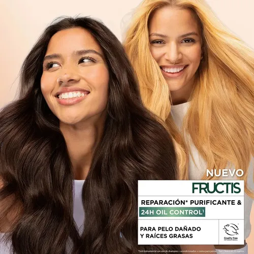Shampoo Fructis Goodbye Daños Oil Control 350 Ml Garnier