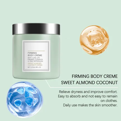 Crema Hidratante Corporal Que Tensa Brazos Y Piernas, Almend