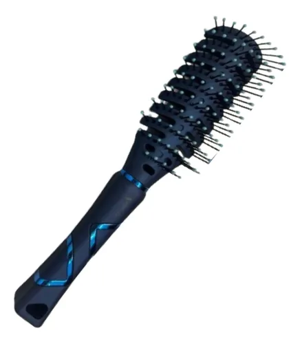Set 3 Cepillos Profesionales Cabello Neumatico Araña Azul