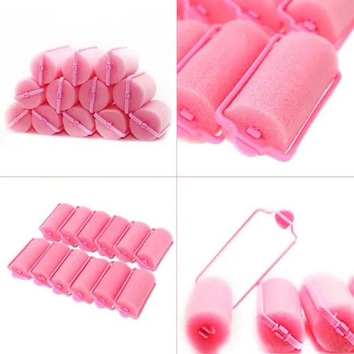 Rulos De Espuma Con Esponja, Rizadores, Rizadores, D