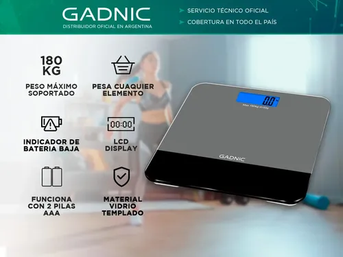 Balanza De Baño Digital Corporal Gadnic G02