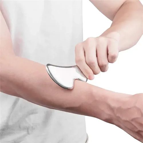 Herramienta De Masaje Gua Sha H-brotaco De Acero Inoxidable
