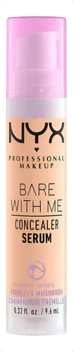 Corrector de ojeras Nyx Professional Makeup Bare With Me Serum tono Medium Vainilla