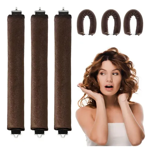 Kit De Rizado Sin Calor Para Cabello Largo: Duerme Toda