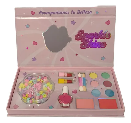 Set De Maquillaje Paleta De Sombras Con Labiales Multicolor