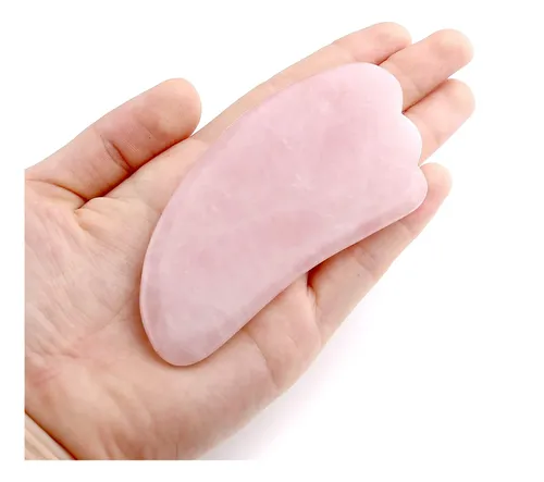 Herramienta De Masaje Raspador Gua Sha Jovivi Rose Quartz St
