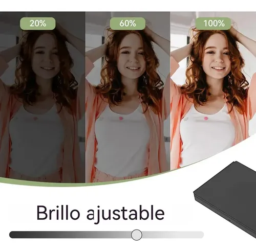 Espejo 360 Grados Luz Tríptica Espejo For Corte Pelo J