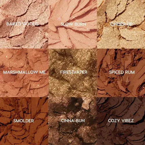Paleta Sombras ColourPop Feelin Toasty 9 Tonos Marrón Mate