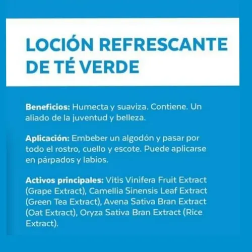 Loción Refrescante Laca Humecta Suaviza 500ml Momento de aplicación Día/Noche Tipo de piel Todo tipo de piel