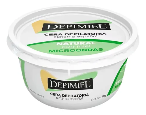 Cera Depilatoria Microondas Vegetal Aloe Vera Depimiel 200 G