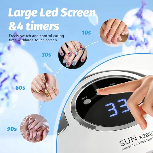 Lámpara Uv Led 500w Beenle New-x19 Secado Rápido