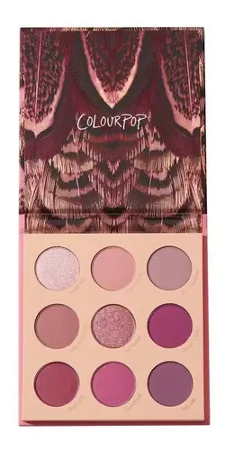 Colourpop Paleta De Sombras Fine Feathered – Cruelty Free Color De La Sombra 9 Colores