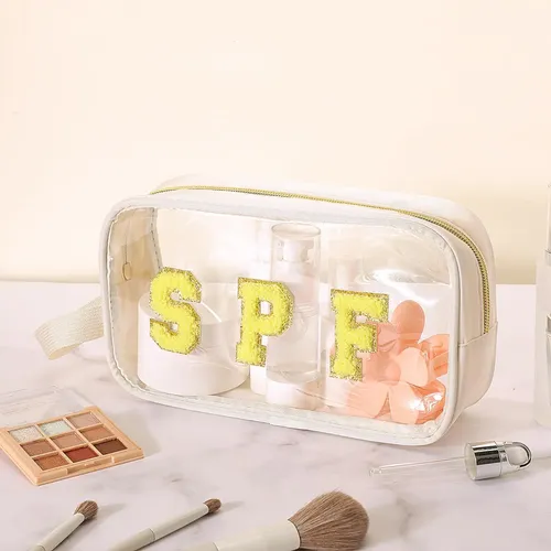 Bolsa De Maquillaje Kacctyen Clear Beach Swim, Impermeable,