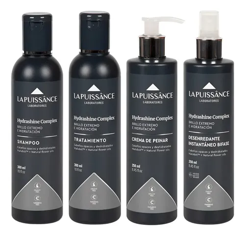 La Puissance Hydrashine Shampoo Enjuague Bifase Crema Peinar