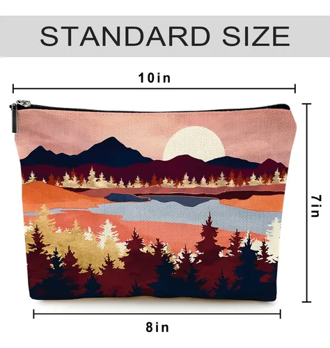 Bolsa De Maquillaje Givotin, Bonita Lona Impermeable Para Mu