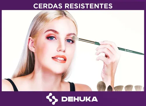 Set 20 Brochas Maquillaje Artístico Sintéticas Rostro Dehuka