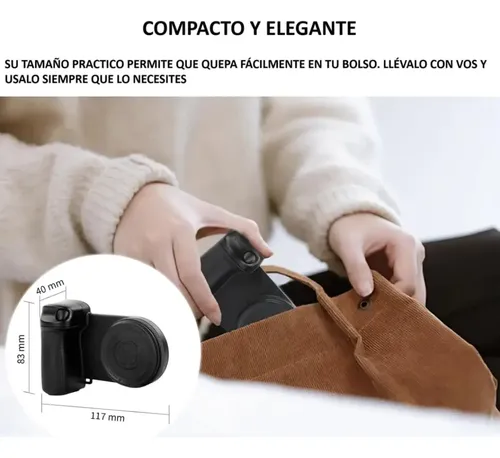 Soporte Magnético Celular Luz Led Calida Espejo Con Mando